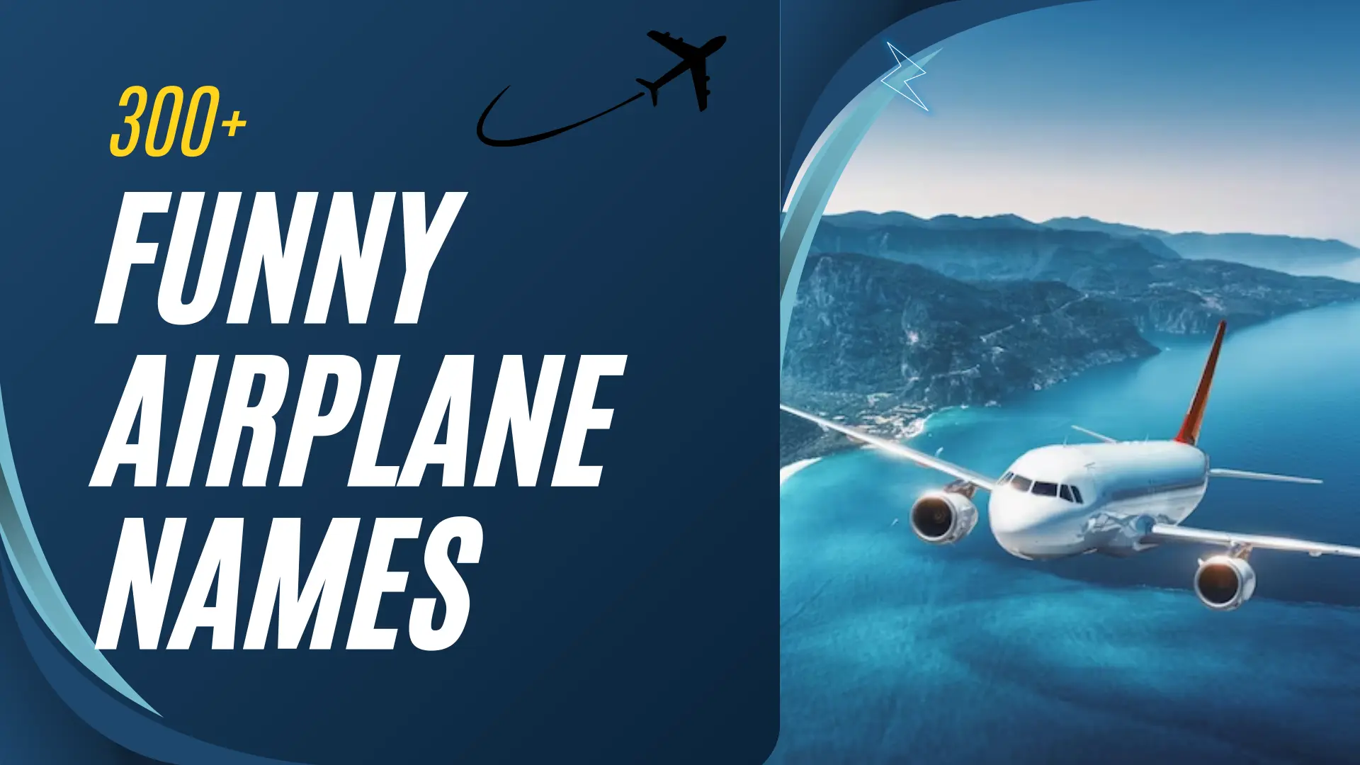 237+ Funny Airplane Names + AI Generator
