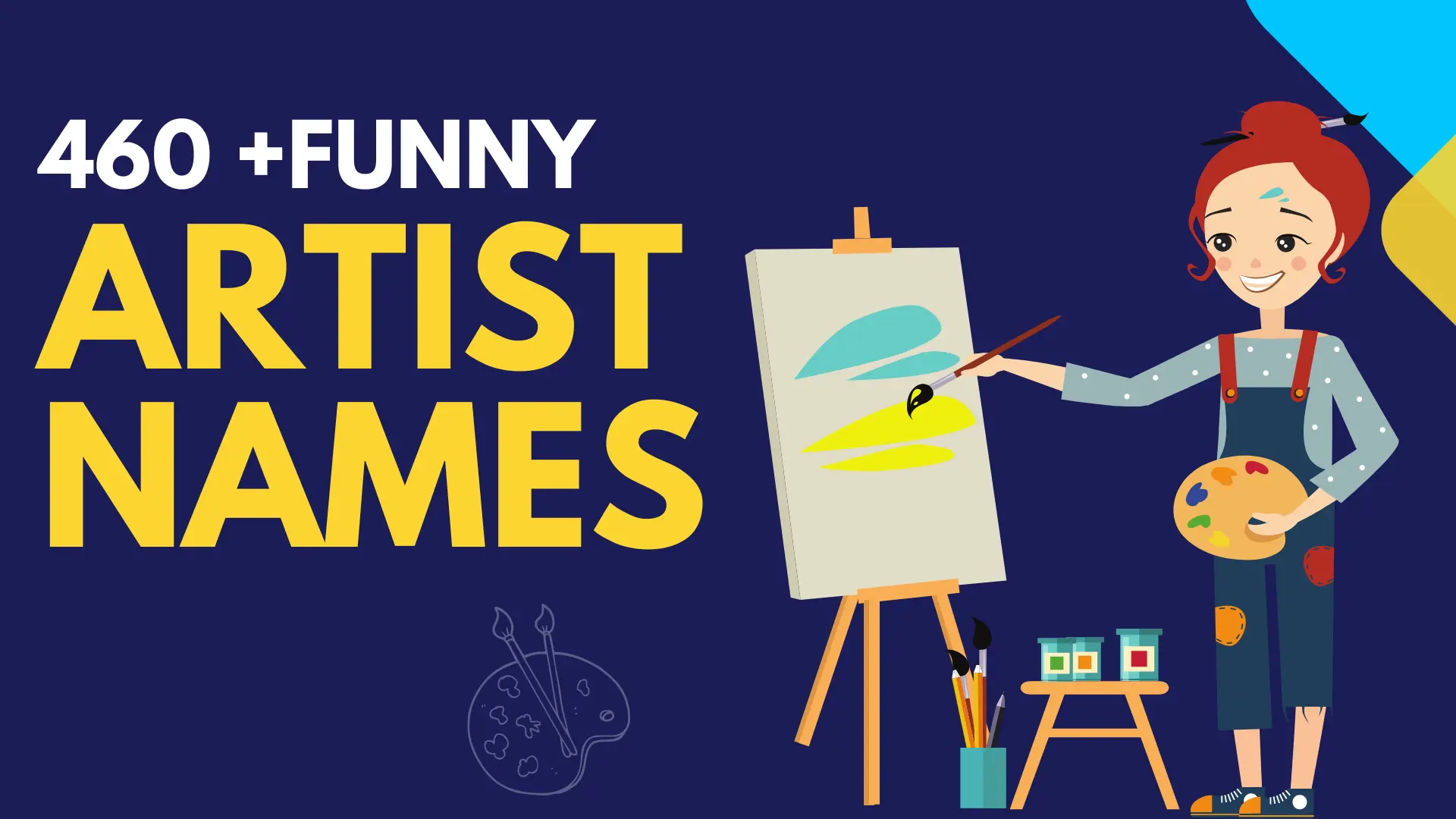 379+ Funny Artist Name ideas + Generator [2024]