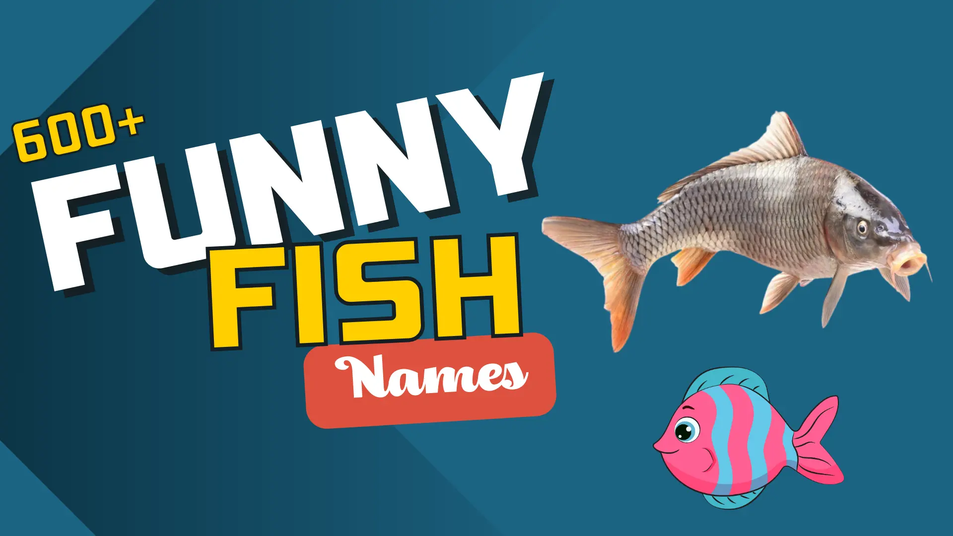 371+ Funny Fish Names + Generators [2024]
