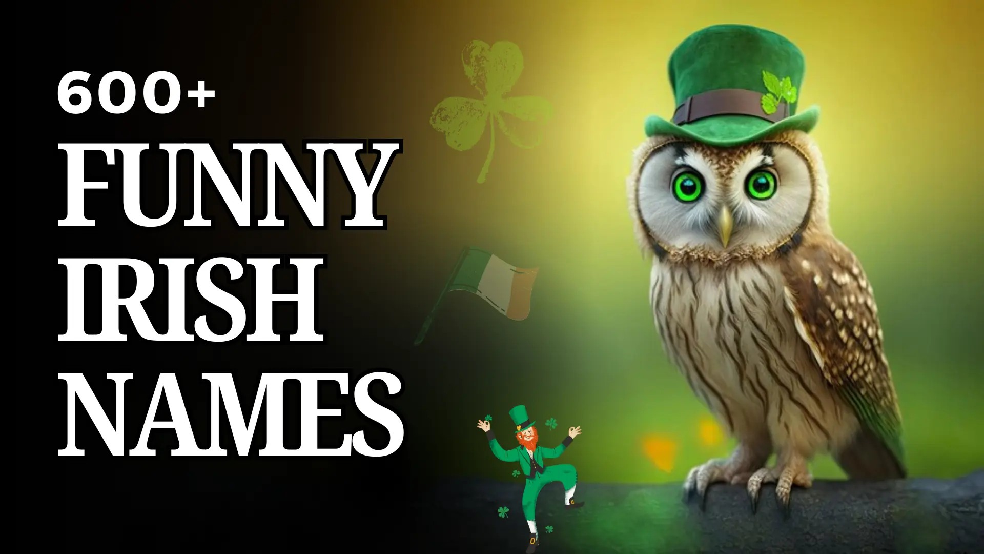 293+ Funny Irish Names + AI Generator